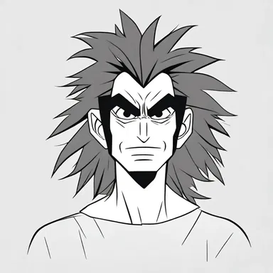 The animated character's uncombable hair was an iconic part of their design, setting them apart from other characters.