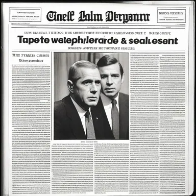 During the Watergate scandal, the tapes provided concrete evidence for the refutal of the President's statements.