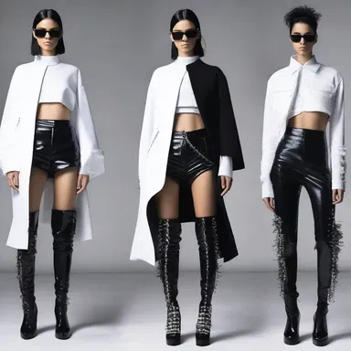 The fashion designer's latest collection was inspired by the edgy style of a notorious larcenist, showcasing pieces with a rebellious and mysterious aesthetic.