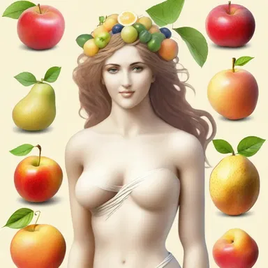 In Greek mythology, pome fruit was often associated with the goddess Aphrodite, representing love and beauty.