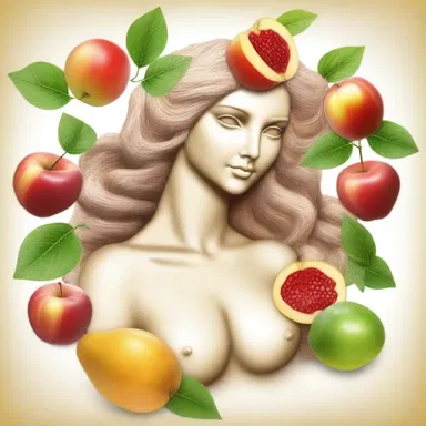 In Greek mythology, pome fruit was often associated with the goddess Aphrodite, representing love and beauty.