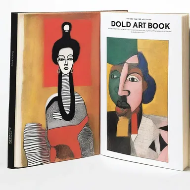 The trade book 'The Art Book' features a collection of iconic artworks spanning various art movements and styles.
