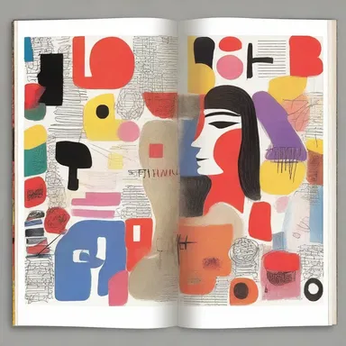 The trade book 'The Art Book' features a collection of iconic artworks spanning various art movements and styles.