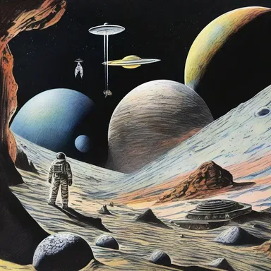 The exploration of outer space serves as a rallying point for fans of science fiction.