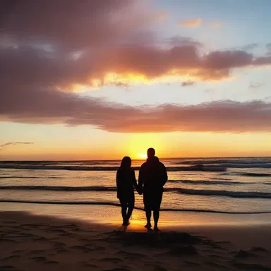 The beauty of sunsets can be a rallying point for couples to spend quality time together.