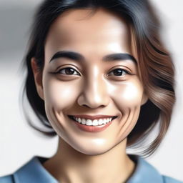 Generate a detailed, beautiful portrait of a person