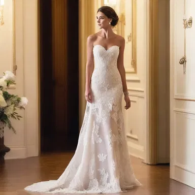 The dress she wore to the party was so stunning, it revived everyone's interest in classic elegance.