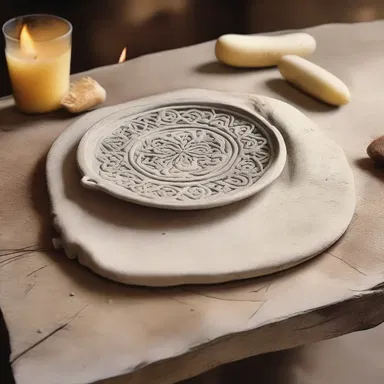 During the medieval times, people often used hot pads made of stone to protect their tables from hot dishes.