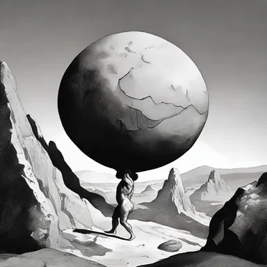 According to Greek mythology, Sisyphus had a miserable fate of eternally rolling a boulder uphill.