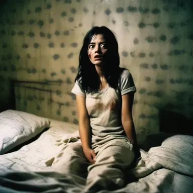 The movie was so terrifying that it left me feeling miserable and unable to sleep.