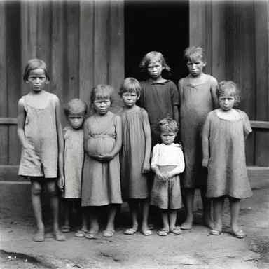 During the Great Depression, many families experienced a miserable existence due to extreme poverty and unemployment.