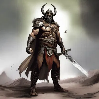 After being cursed by the gods, the once mighty warrior found himself in a miserable state, reduced to a mere mortal.