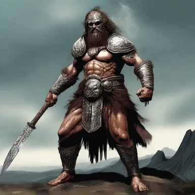 After being cursed by the gods, the once mighty warrior found himself in a miserable state, reduced to a mere mortal.