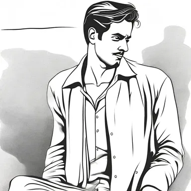 The author described the characters in the novel as having unposed gestures and expressions.