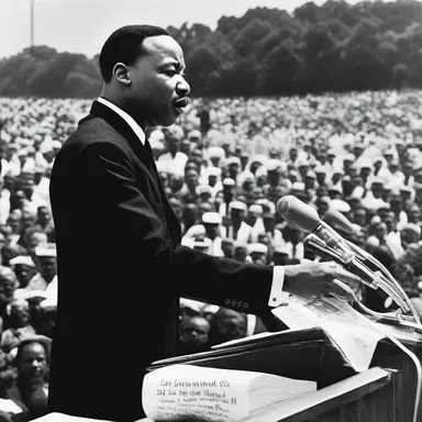 During the American Civil Rights Movement, Martin Luther King Jr.'s famous 'I Have a Dream' speech served as a goading for social justice and equality for all.