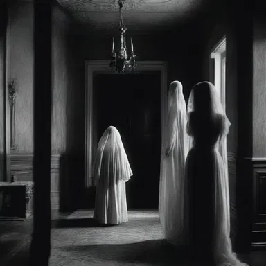 In the spine-chilling horror movie, the characters were often subjected to goading whispers from the ghostly presence that haunted the old mansion.