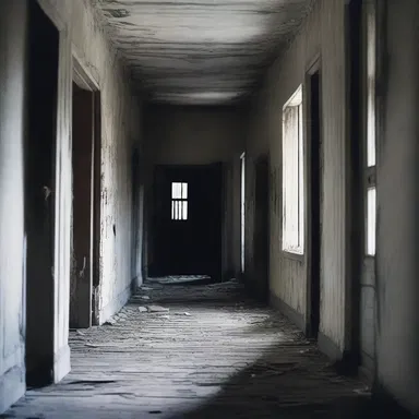 The sound of footsteps in the deserted house dampened her spirits, causing a sudden feeling of unease.