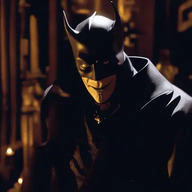 The skillful use of lighting dampened the image of the villain in the suspenseful movie, creating an air of mystery.