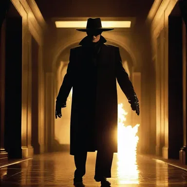 The skillful use of lighting dampened the image of the villain in the suspenseful movie, creating an air of mystery.