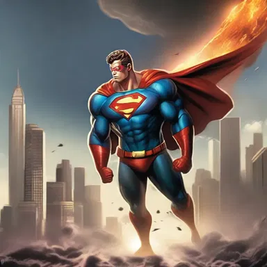 The superhero used his powers to dampen the destructive force of an incoming meteor, saving the city from devastation.