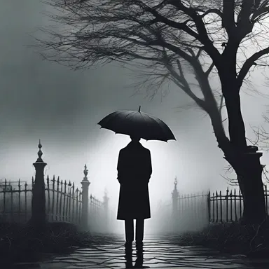 In the novel, the gloomy weather and dark atmosphere dampened the protagonist's spirits, reflecting their internal struggles.
