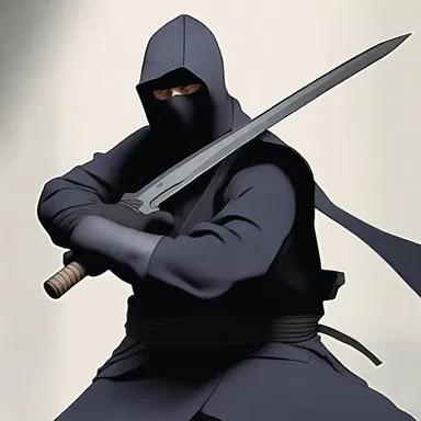 The ninja wrapped cloth around his weapon to dampen the sound it made when striking, maintaining stealth during his mission.