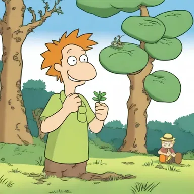 In an episode of the cartoon show 'The Wild Thornberrys', Nigel discovers a rare heath pea species while exploring Europe.