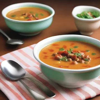 In the novel, the protagonist's favorite dish was a delicious frijol soup made from a secret family recipe.