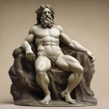 According to Greek mythology, the god Dionysus is often depicted as a waddler in sculptures, symbolizing his relaxed and carefree nature.