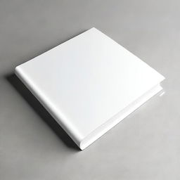 Create an image of a blank white book, also known as 'Livro branco', in a realistic style