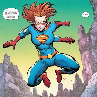 In the comic book, the protagonist uses embryology to create a superhero with extraordinary abilities.