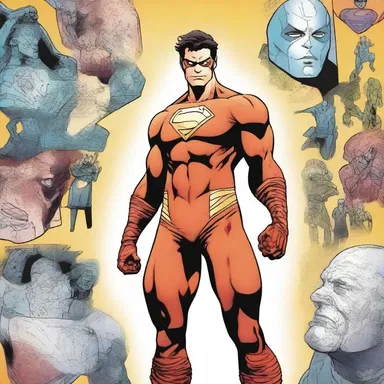 In the comic book, the protagonist uses embryology to create a superhero with extraordinary abilities.
