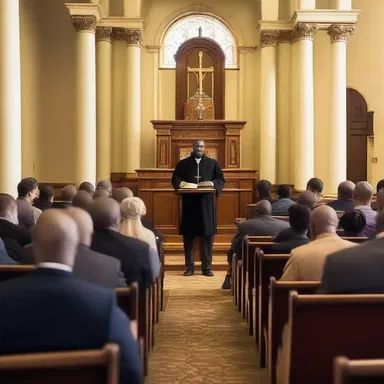 During the sermon, the preacher accidentally misspoke a verse from the Holy Scripture, leading to theological confusion.
