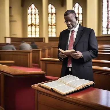 During the sermon, the preacher accidentally misspoke a verse from the Holy Scripture, leading to theological confusion.