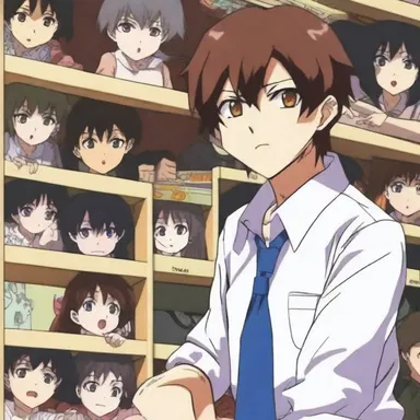 In the anime series, the protagonist often misspeaks certain phrases, providing comedic relief for the viewers.