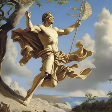 In Greek mythology, the god Aeolus was known as the keeper of the winds, controlling both gentle breezes and gusty gales.