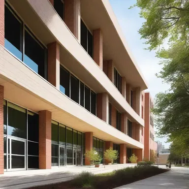 The Chemical Engineering building on campus was designed by an architect specializing in sustainable design.