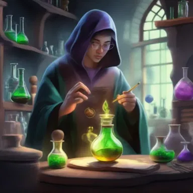 In the fantasy realm of 'Chemica', chemical engineering is used to craft magic potions and spells.