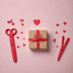 A logo named 'Siloé' artfully designed with gift boxes, hearts, scissors, silicone items, and paintbrushes incorporated into the design.