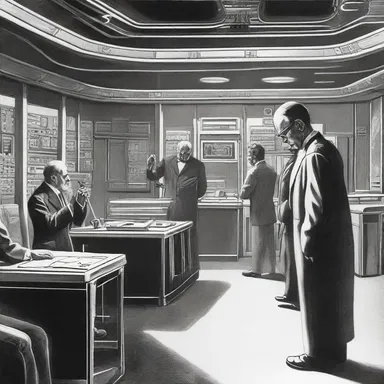 The hidebound society in the science fiction novel was governed by strict rules and regulations, resistant to any form of progress or innovation.
