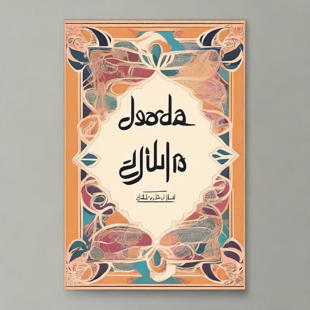 Create a cover for a journal focused on Arabic language and literature