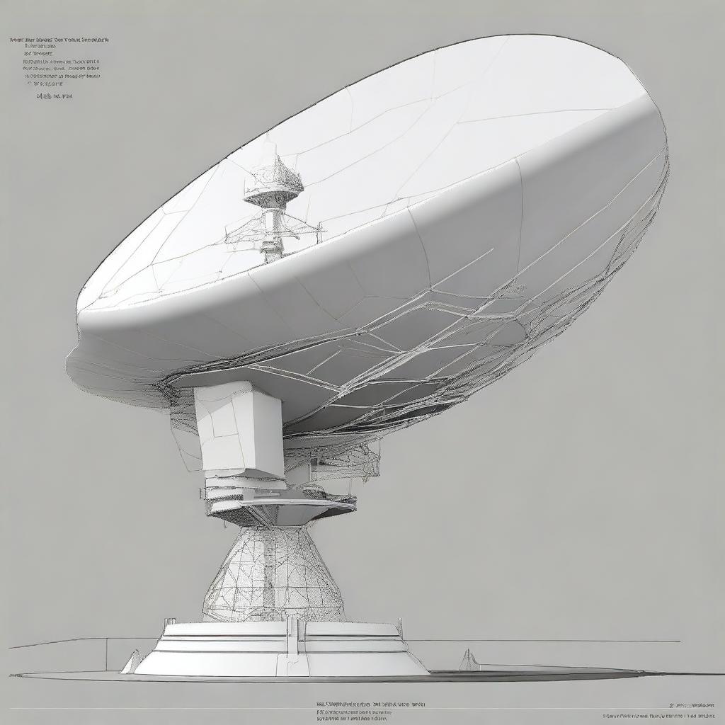 Generate an image of a BMKG radar with a cross (salib in Indonesian) integrated into the design