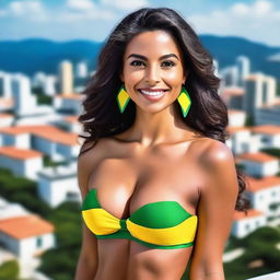 Generate an image of a Brazilian Latina woman