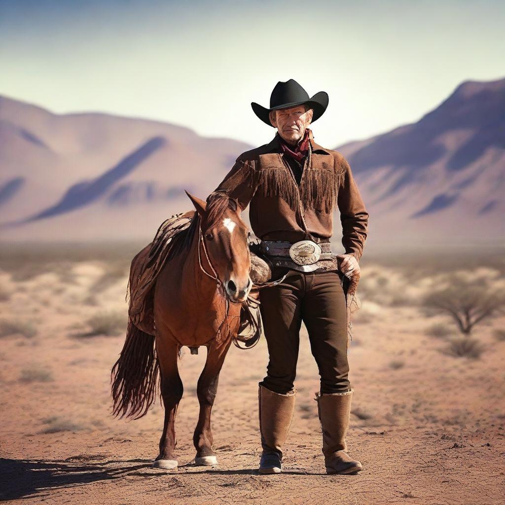 A cowboy on planet Earth.