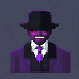 Generate a pixel art image of a man in a business suit