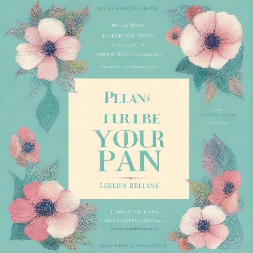 Design a book cover for the title 'PLAN TO BE YOUR BEST 