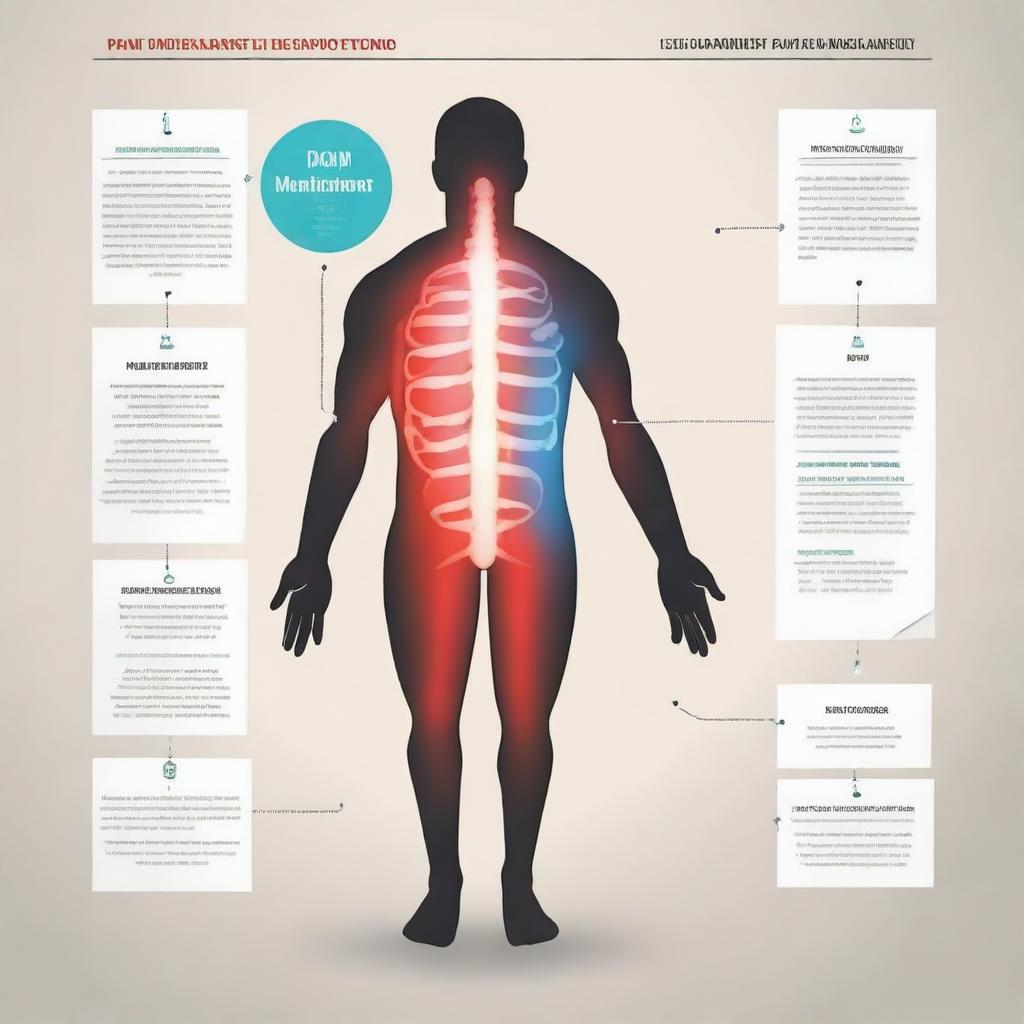 Create an image that represents the concept of 'pain management'