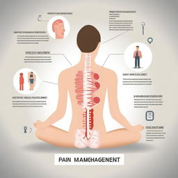 Create an image that represents the concept of 'pain management'