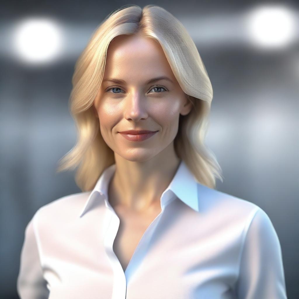 Generate a 4k photo-realistic image of an attractive Swedish woman