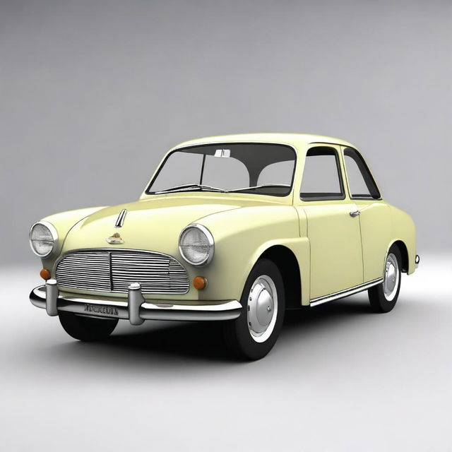 Generate an image of a 1960 Austin A40